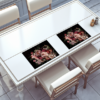 raxxa Premium-Tischset: Schatten und Blüten: Gothic-Pracht auf Schwarz – Image 2