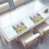 raxxa Premium-Tischset: Süsse Einhörner mit Blumen - Imagen 2