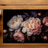 raxxa Premium-Tischset: Romantik im Dunkeln: Üppiges Gothic-Blumenarrangement – Image 5