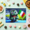raxxa Premium-Tischset: Das Italienische Whimsical Monster der Fußball-EM 2024 – Image 4