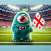 raxxa Premium-Tischset: Das Georgische Whimsical Monster der Fußball-EM 2024 - Imagen 5