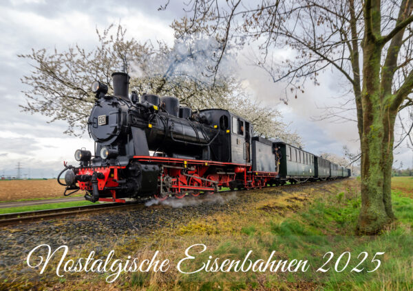 raxxa Calendario mensile Premium Ferrovie nostalgiche 2025