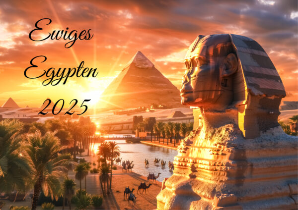 raxxa Premium-Monatskalender Ewiges Egypten 2025