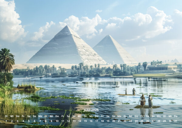 raxxa Premium-Monatskalender Ewiges Egypten 2025 - immagine 9