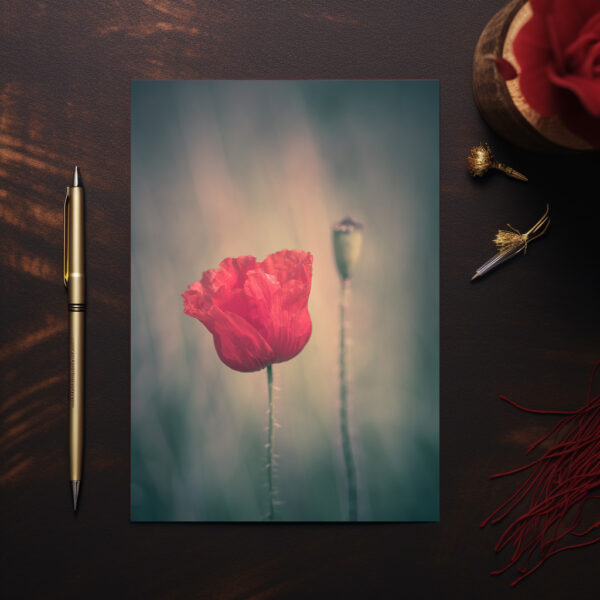 raxxa Postkarte: Mohnblume