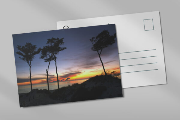 raxxa Postkarte: Sonnenuntergang an der Ostsee