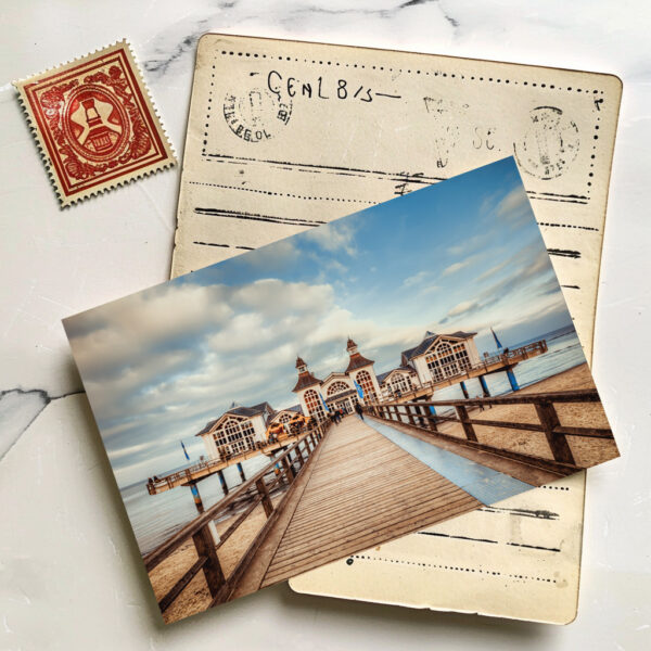 raxxa Postkarte: Seebrücke Sellin