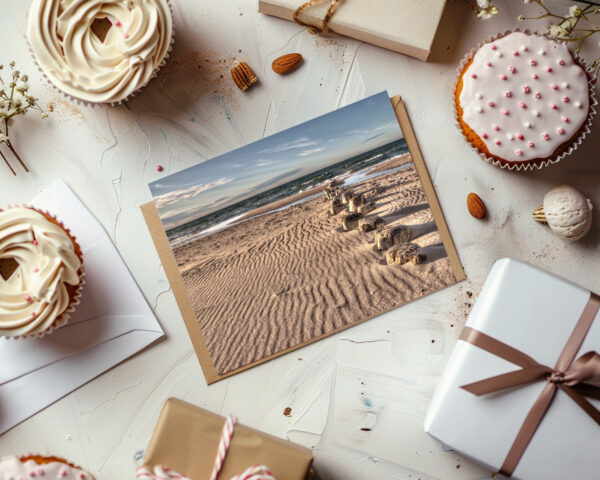 Cartolina di raxxa: Spiaggia con pennelli