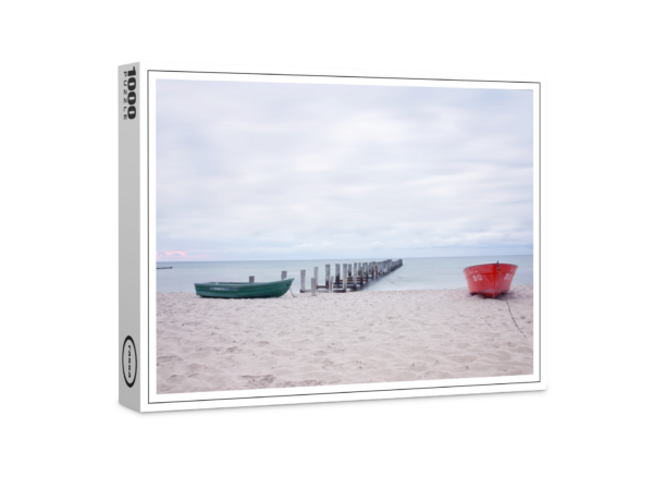 raxxa Premium-Puzzle: Boote am Strand