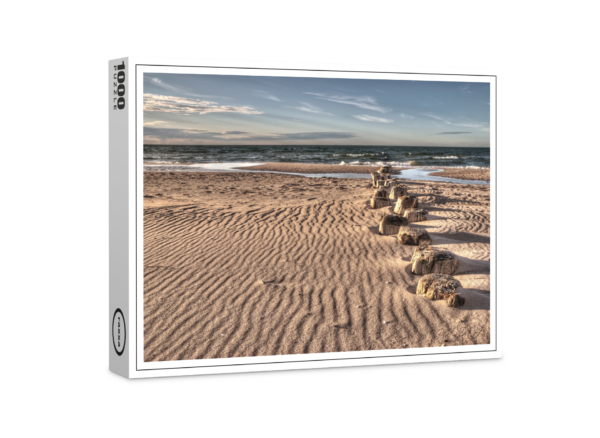 raxxa Premium-Puzzle: Strand mit Buhnen