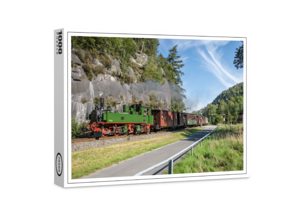 puzzle premium di raxxa: Il treno sassone nelle montagne di Zittau