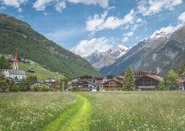 raxxa Premium-Puzzle: Sölden im Ötztal – Image 2